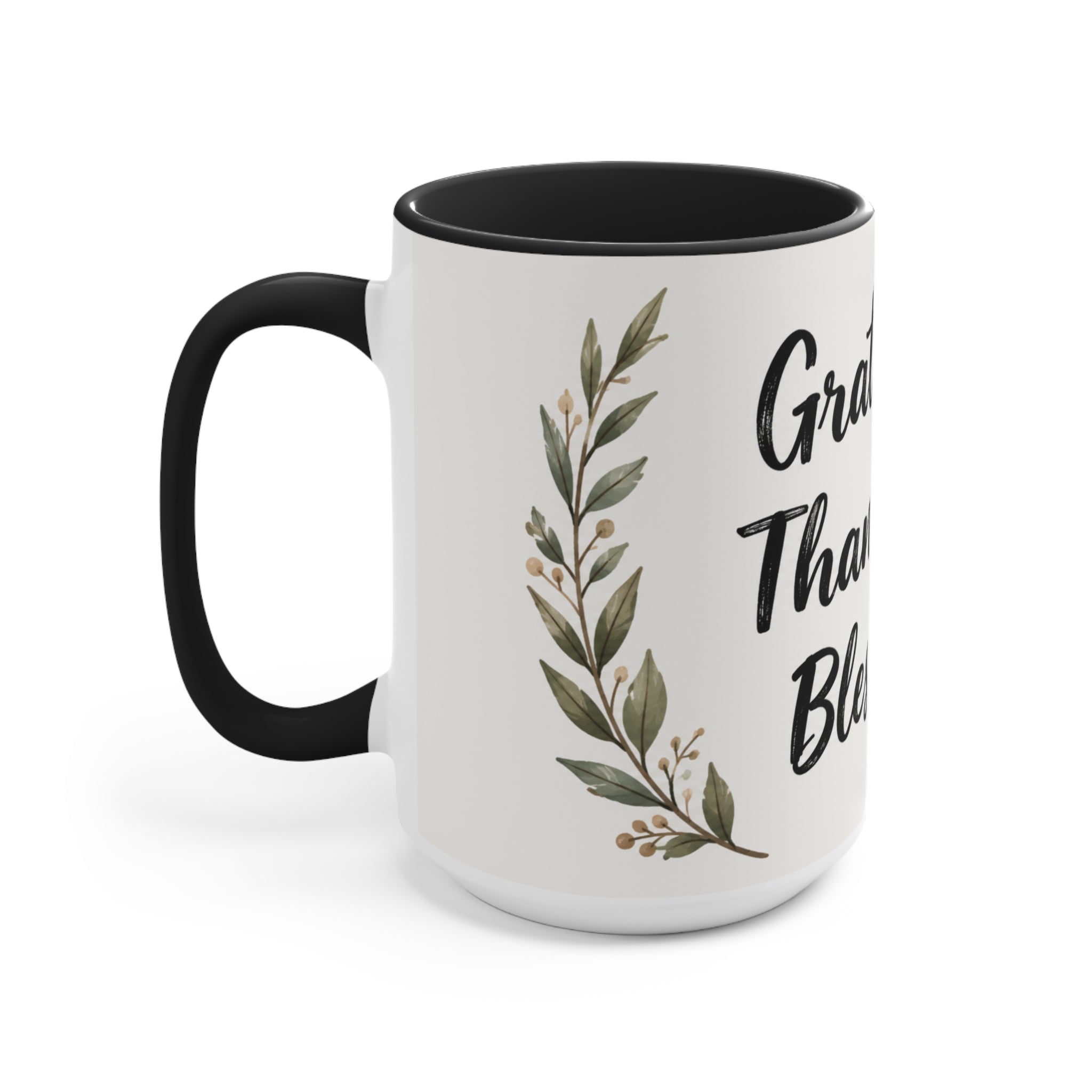 Find Your Own Path Accent Mug — Inspirational Mountain Landscape Coffee Cup
