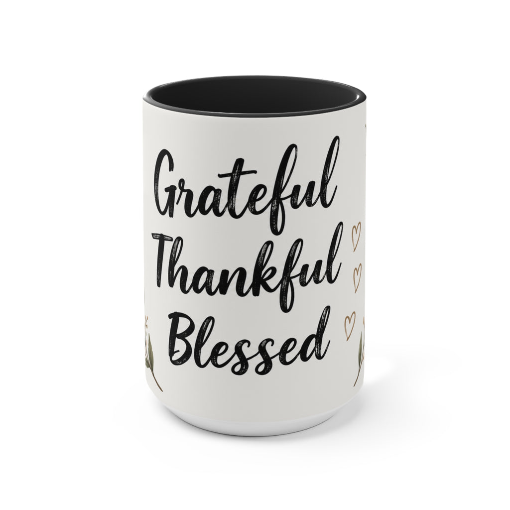 Find Your Own Path Accent Mug — Inspirational Mountain Landscape Coffee Cup