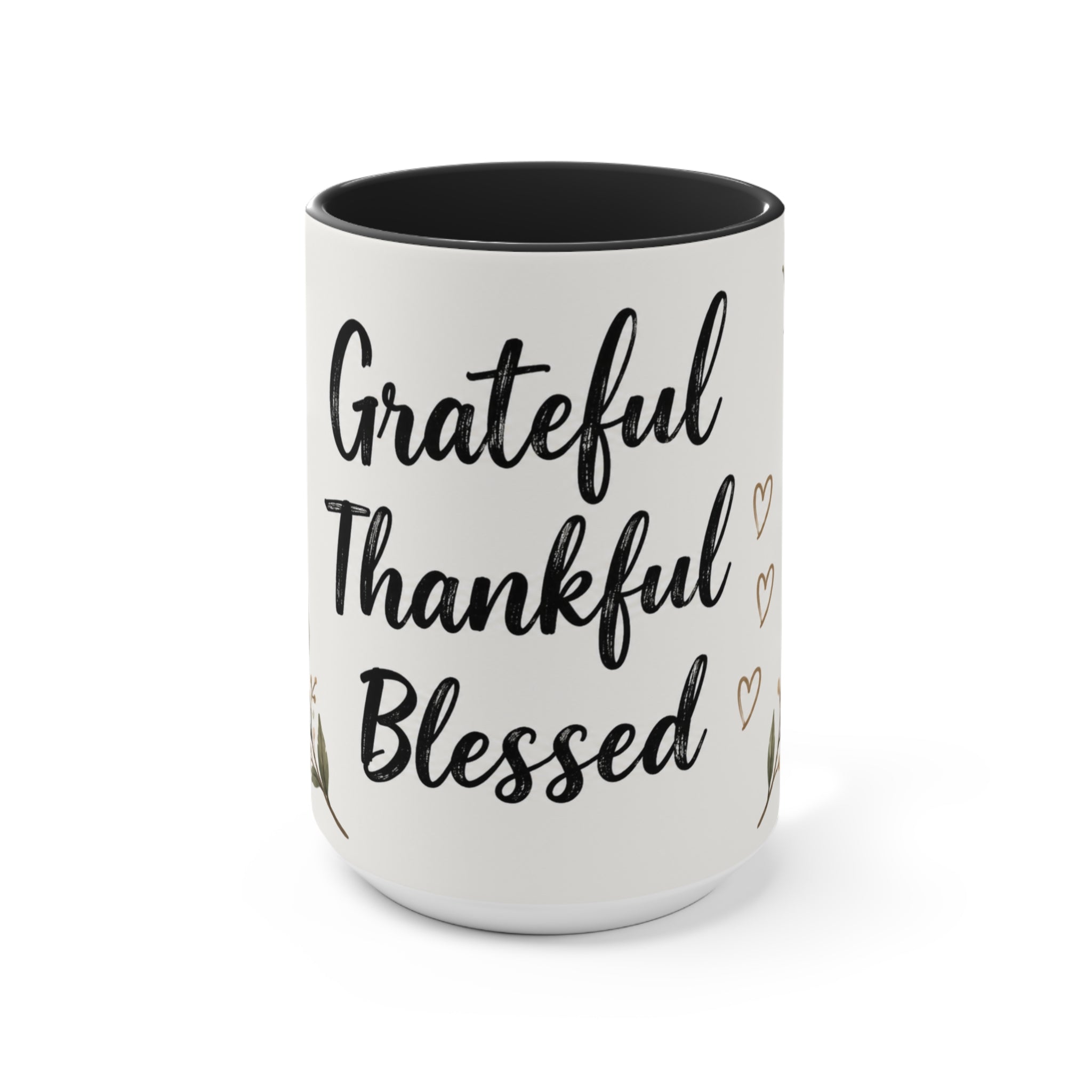 Find Your Own Path Accent Mug — Inspirational Mountain Landscape Coffee Cup