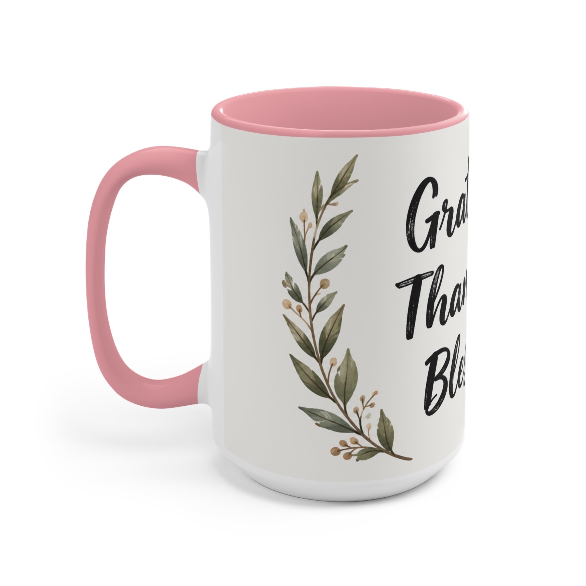 Find Your Own Path Accent Mug — Inspirational Mountain Landscape Coffee Cup