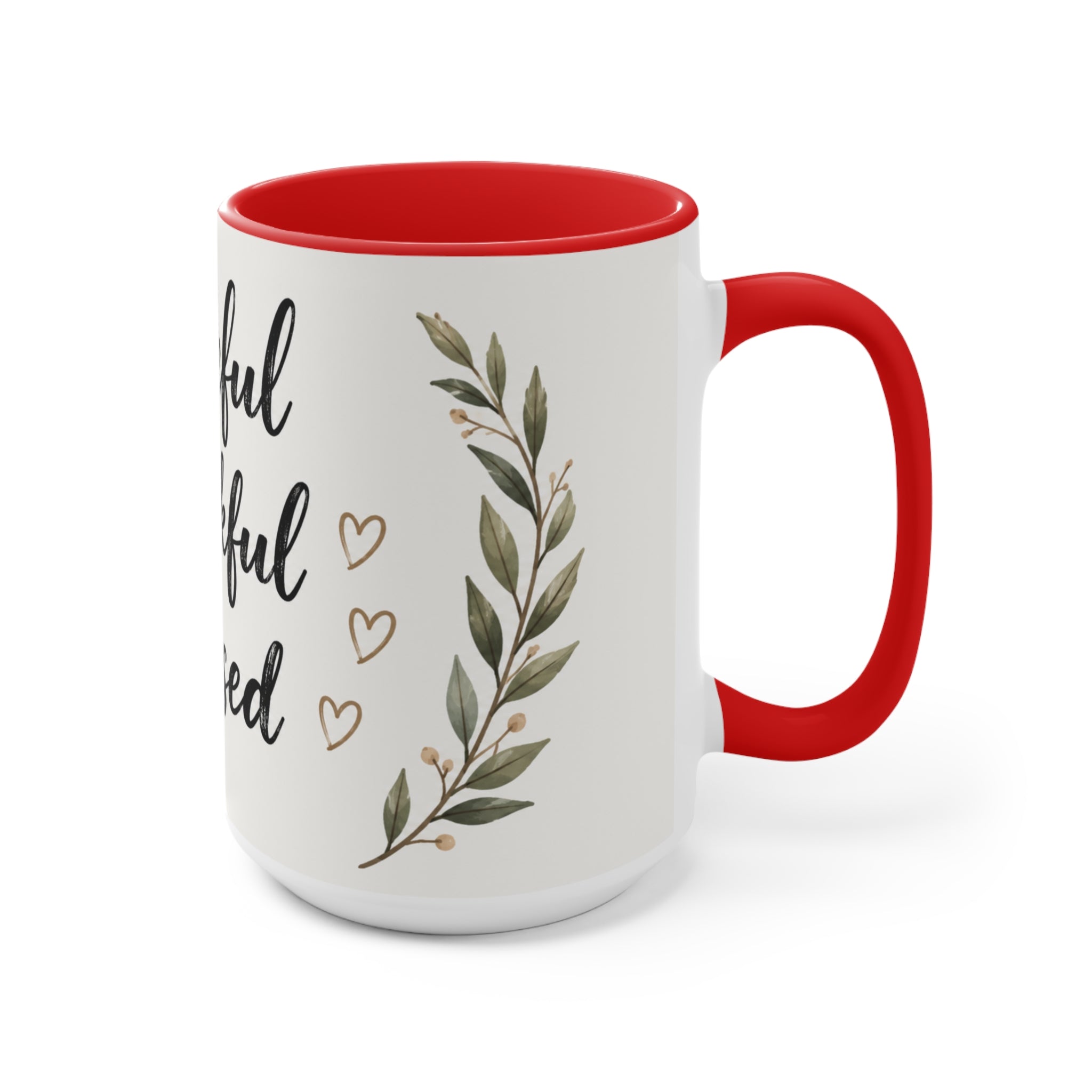Find Your Own Path Accent Mug — Inspirational Mountain Landscape Coffee Cup