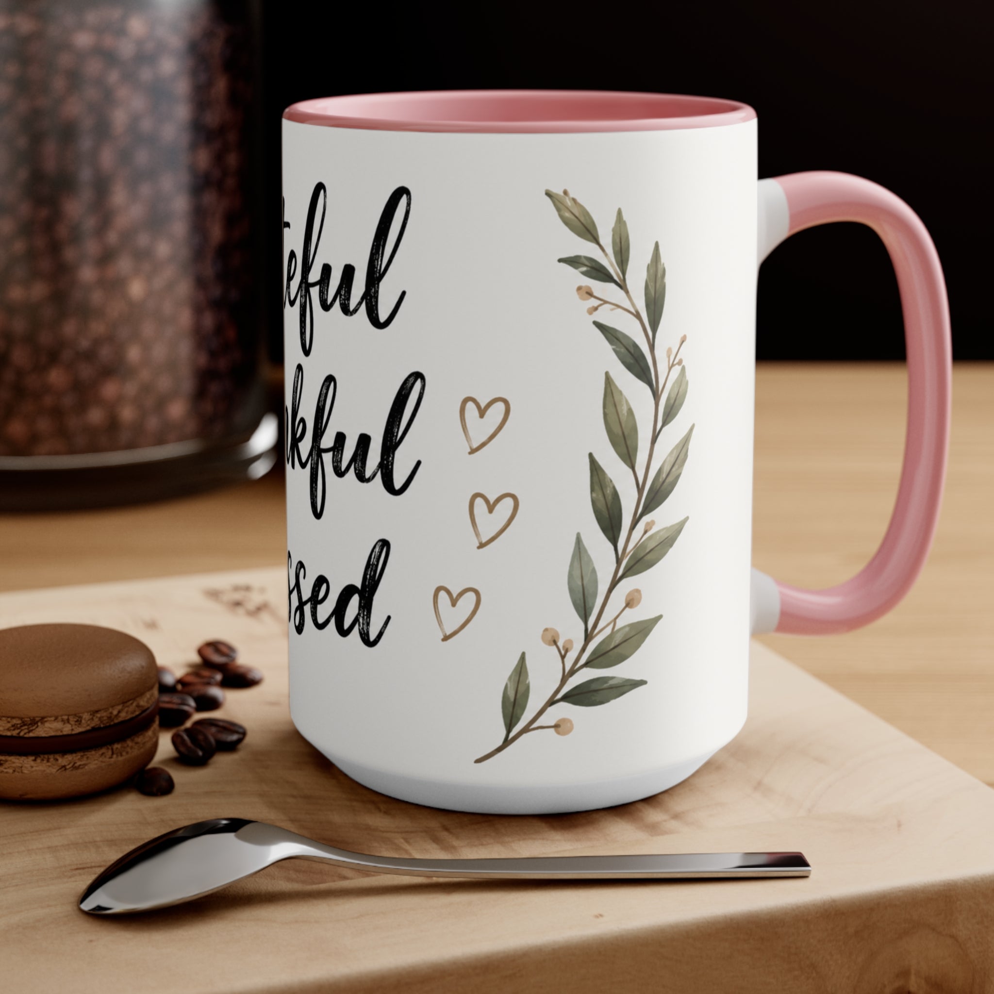 Find Your Own Path Accent Mug — Inspirational Mountain Landscape Coffee Cup