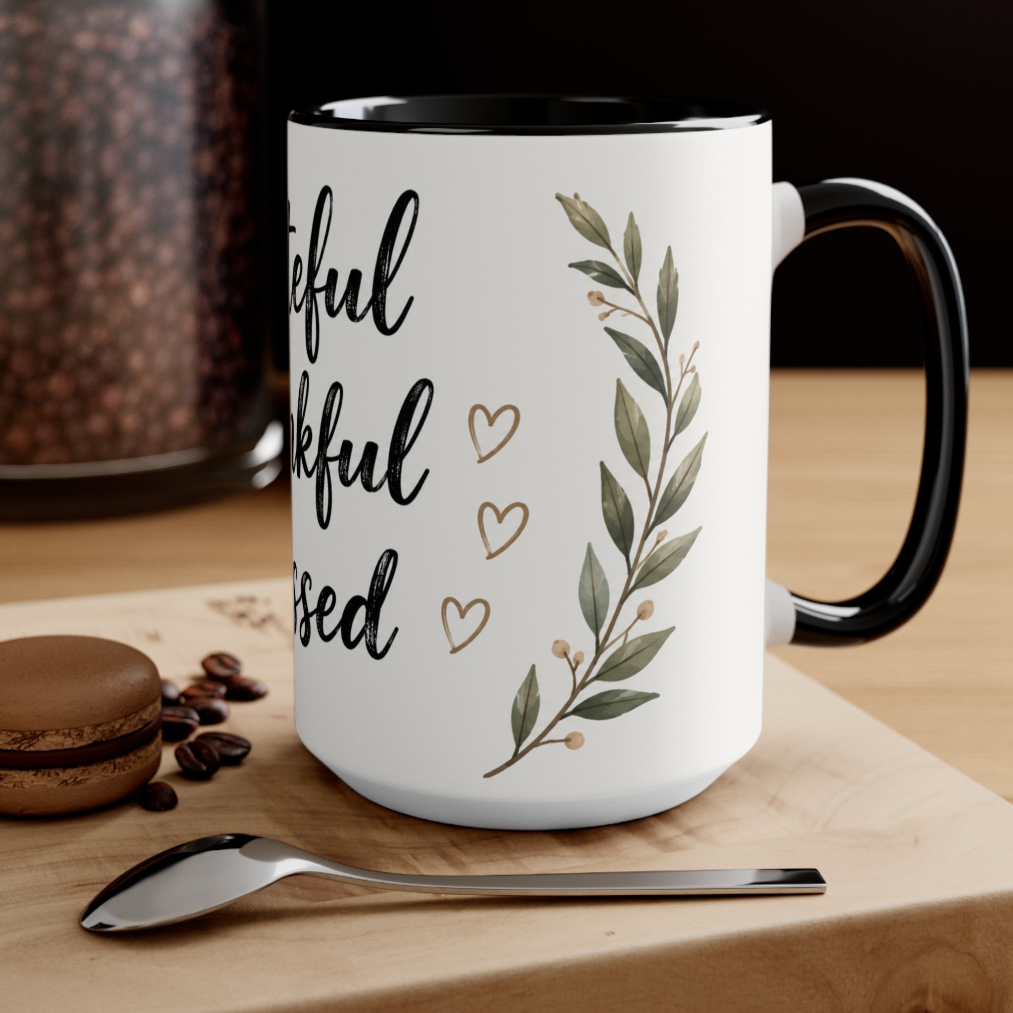 Find Your Own Path Accent Mug — Inspirational Mountain Landscape Coffee Cup