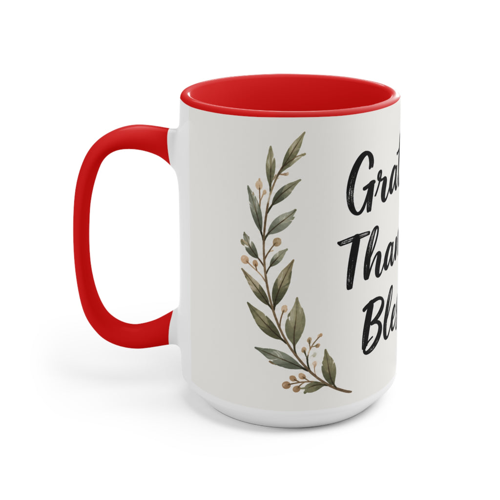 Find Your Own Path Accent Mug — Inspirational Mountain Landscape Coffee Cup