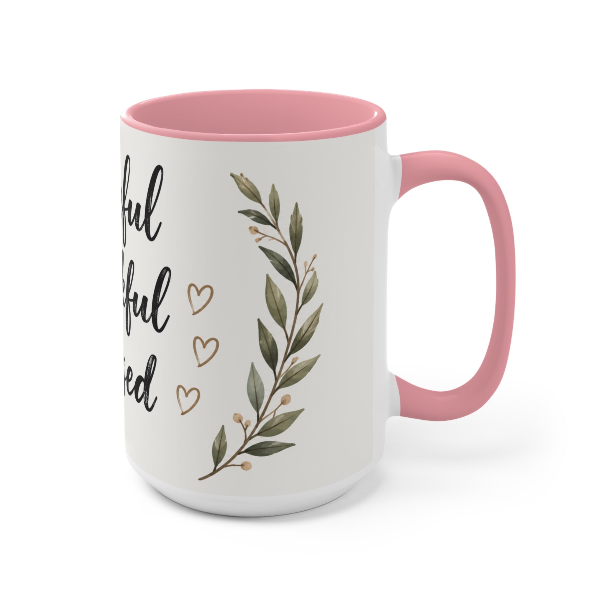 Find Your Own Path Accent Mug — Inspirational Mountain Landscape Coffee Cup