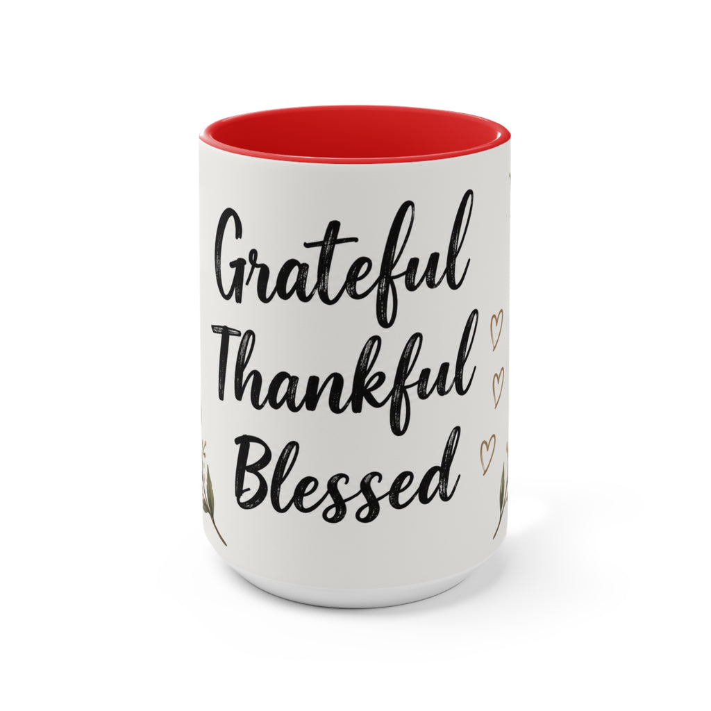 Find Your Own Path Accent Mug — Inspirational Mountain Landscape Coffee Cup